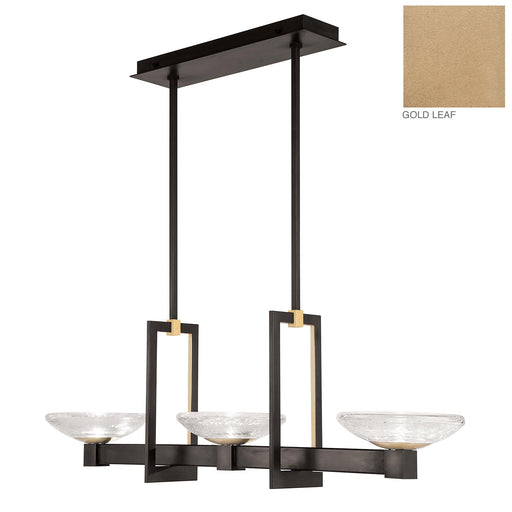 Fine Art Lamps Delphi 3-Light Linear Pendant