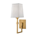 Load image into Gallery viewer, Fletcher 1 Light Wall Sconce - Aged Brass Finish
