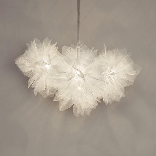 Fluo Chandelier - White