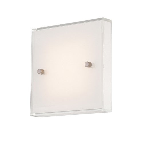 Framework LED Wall Sconce - Brushed Nickel Finish