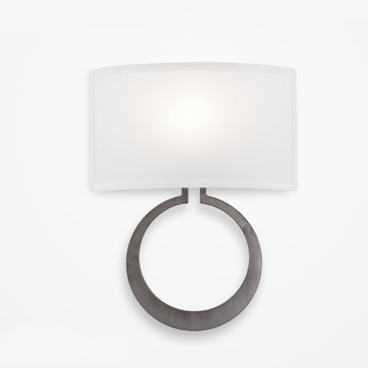 Hammerton Carlyle Circlet Linen Wall Sconce