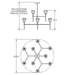 Hammerton Hedra Round LED Belvedere 2-Tier Chandelier