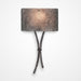 Hammerton Ironwood Sprout Glass Wall Sconce
