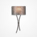 Hammerton Ironwood Sprout Glass Wall Sconce