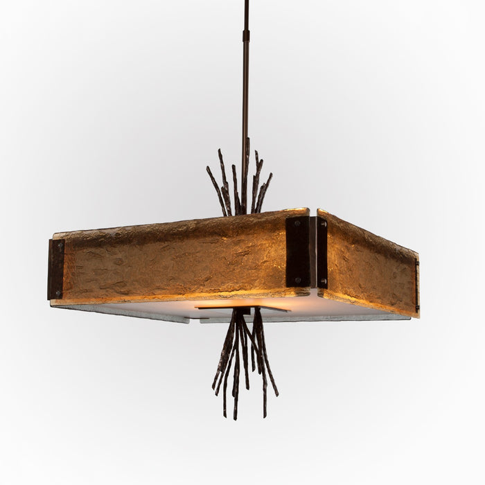 Hammerton Ironwood Square Chandelier