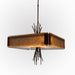 Hammerton Ironwood Square Chandelier