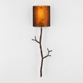 Load image into Gallery viewer, Hammerton Ironwood Twig Glass Wall Sconce
