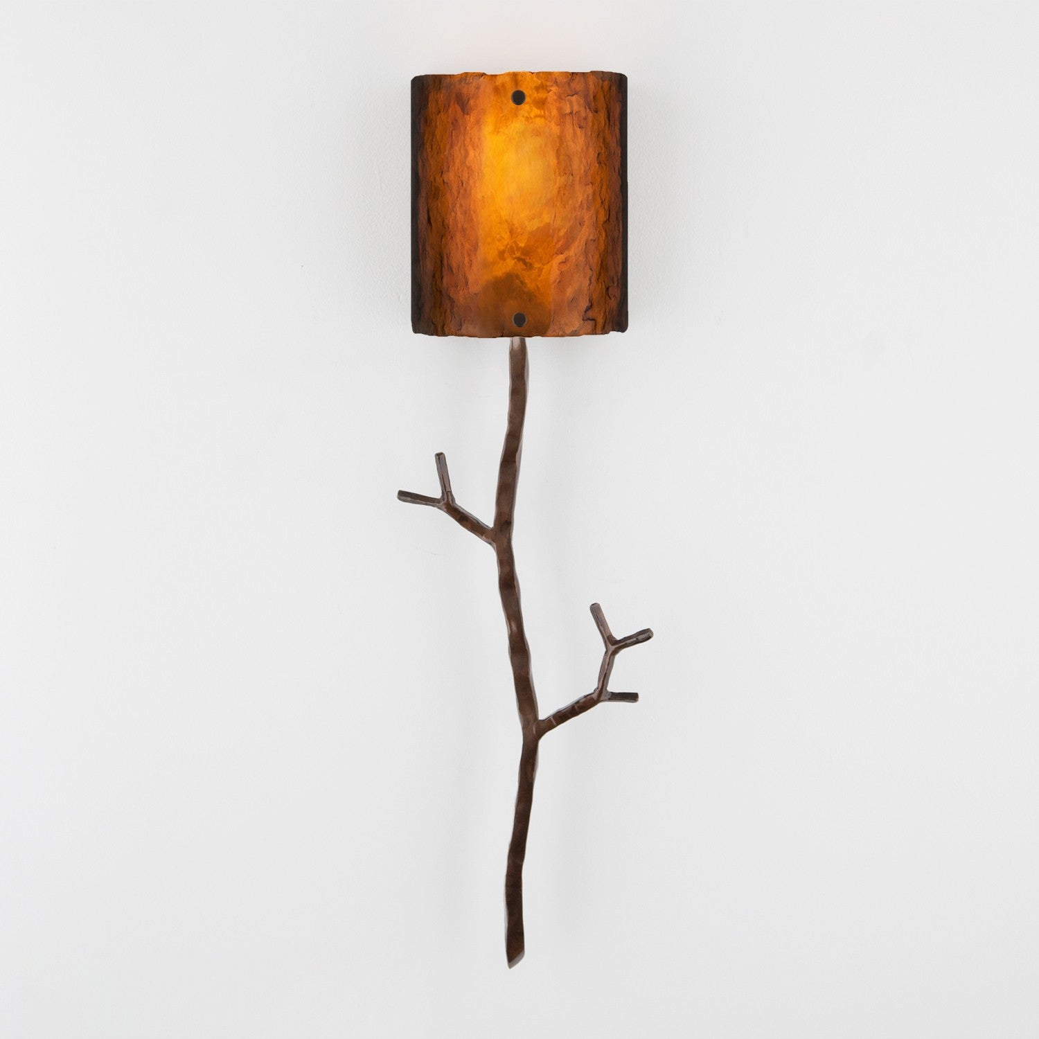 Hammerton Ironwood Twig Glass Wall Sconce