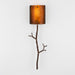 Hammerton Ironwood Twig Glass Wall Sconce