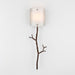 Hammerton Ironwood Twig Glass Wall Sconce