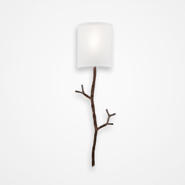 Hammerton Ironwood Twig Linen Wall Sconce