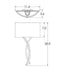 Hammerton Ironwood Twist Linen Wall Sconce