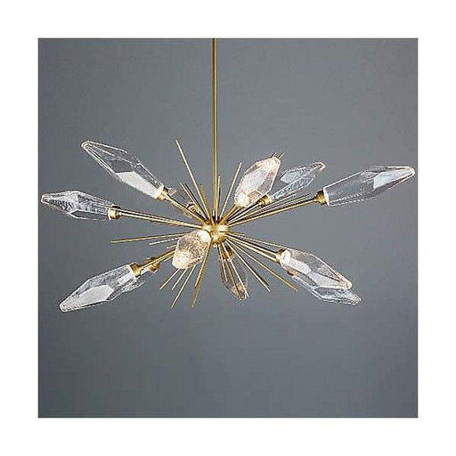 Hammerton Rock Crystal Oval Starburst LED Chandelier