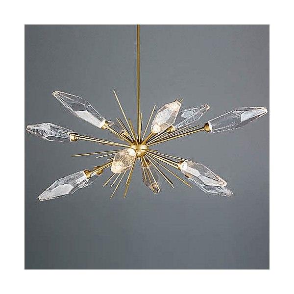 Hammerton Rock Crystal Oval Starburst LED Chandelier