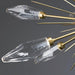 Hammerton Rock Crystal Oval Starburst LED Chandelier