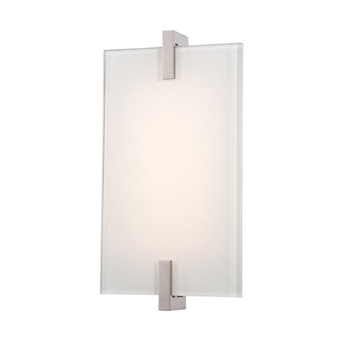 Hooked LED Wall Sconce - Polished Nickel Finish