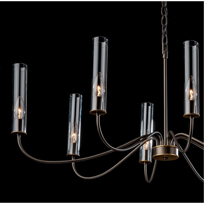 Hubbardton Forge Grace 8 Arm Chandelier