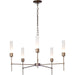 Hubbardton Forge Vela 5 Arm Chandelier