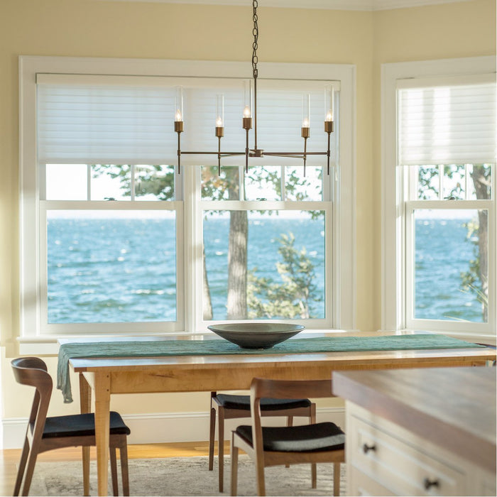 Hubbardton Forge Vela 5 Arm Chandelier