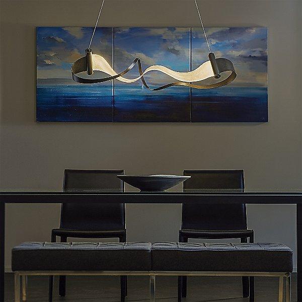 Hubbardton Forge Zephyr LED Linear Suspension Light