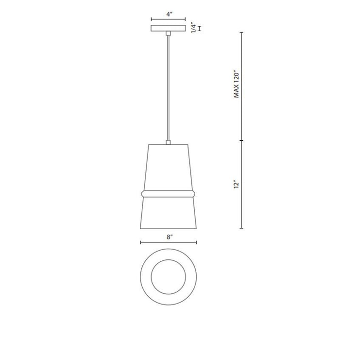 Kuzco Lighting Castor Pendant