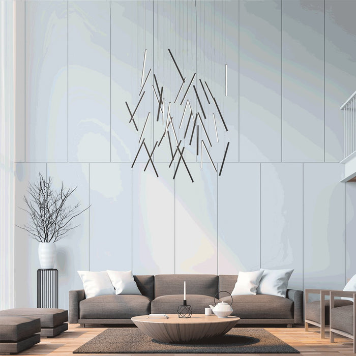 Kuzco Lighting Chute LED Round Multi-Light Pendant
