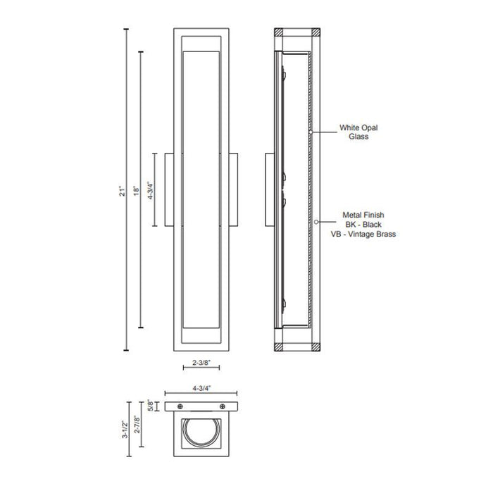 Kuzco Lighting Lochwood Vanity Light