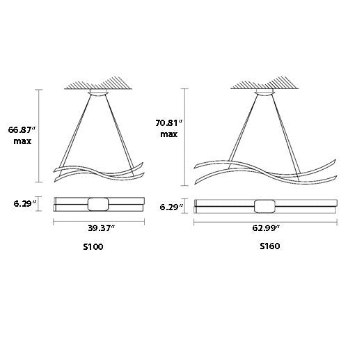 Libe Linear Pendant - Diagram