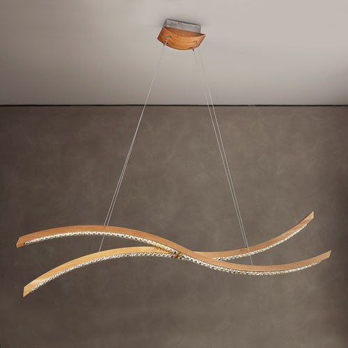 Libe Linear Pendant - Rovere Finish