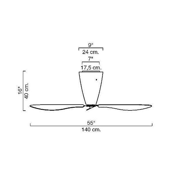 Luceplan Blow Ceiling Fan