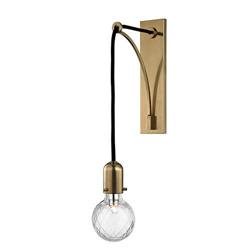 Marlow Wall Sconce - Aged Brass Finish