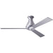Modern Fan Co. Altus Flush Ceiling Fan 42" - Brushed Aluminum