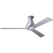 Modern Fan Co. Altus Flush Ceiling Fan 52" - Brushed Aluminum