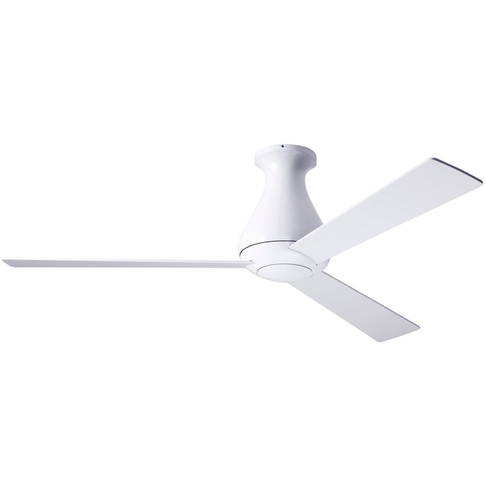 Modern Fan Co. Altus Flush Ceiling Fan 52" - Gloss White