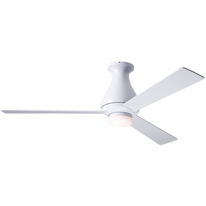 Modern Fan Co. Altus Flush Ceiling Fan 52" - Gloss White