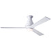 Modern Fan Co. Altus Flush Ceiling Fan 52" - Gloss White