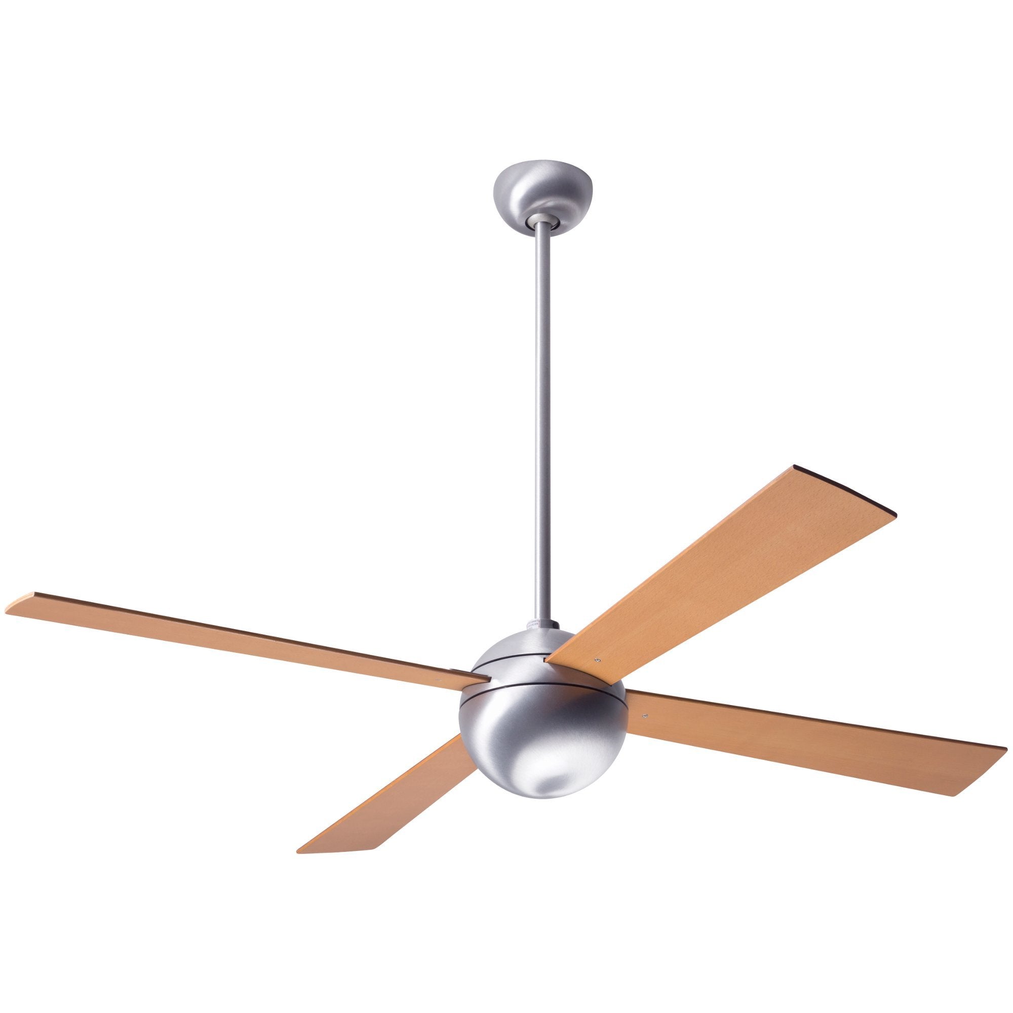 Modern Fan Co. Ball Ceiling Fan 52" - Brushed Aluminum