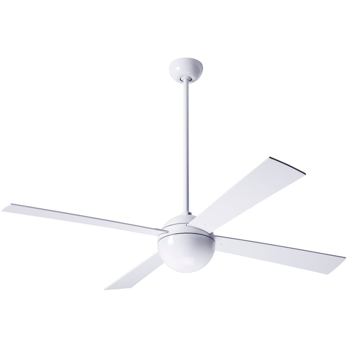 Modern Fan Co. Ball Ceiling Fan 52" - Gloss White