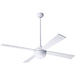 Modern Fan Co. Ball Ceiling Fan 52" - Gloss White