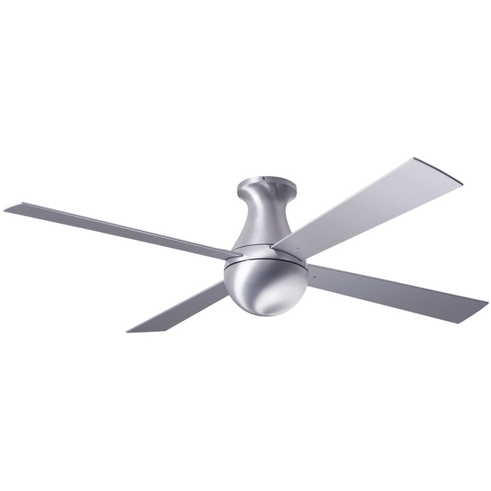 Modern Fan Co. Ball Flush Ceiling Fan 42" - Brushed Aluminum