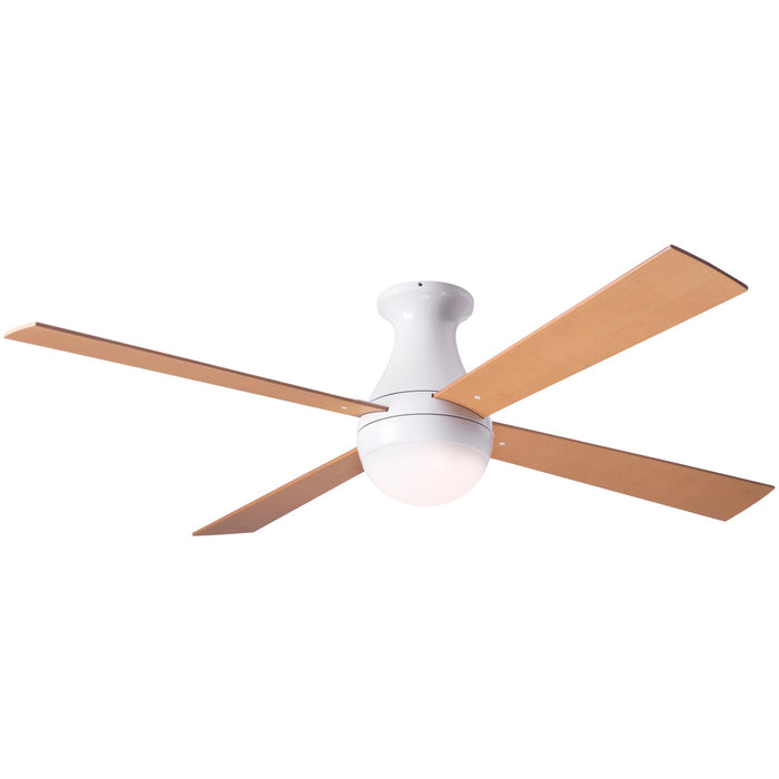 Modern Fan Co. Ball Flush Ceiling Fan 42" - Gloss White