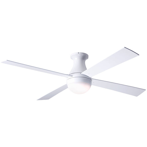 Modern Fan Co. Ball Flush Ceiling Fan 42" - Gloss White