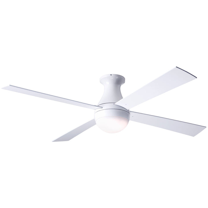 Modern Fan Co. Ball Flush Ceiling Fan 42" - Gloss White