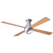 Modern Fan Co. Ball Flush Ceiling Fan 52" - Brushed Aluminum