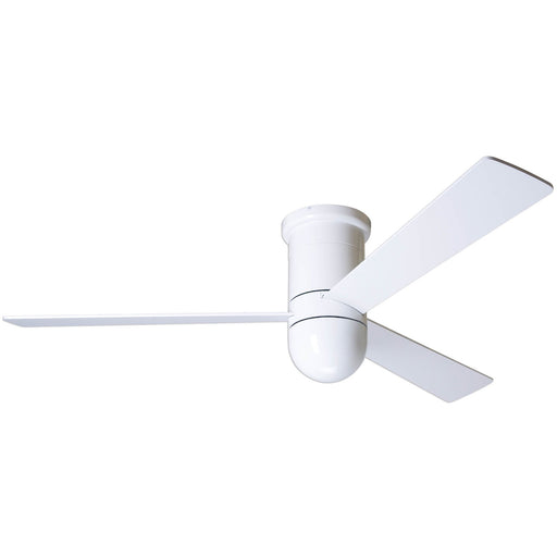 Modern Fan Co. Cirrus Flush DC Ceiling Fan - Gloss White