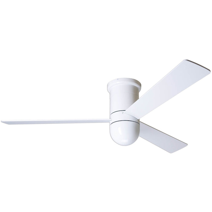Modern Fan Co. Cirrus Flush DC Ceiling Fan - Gloss White