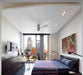 Modern Fan Co. Cirrus Flush DC Ceiling Fan - Gloss White