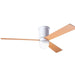 Modern Fan Co. Cirrus Flush DC Ceiling Fan - Gloss White