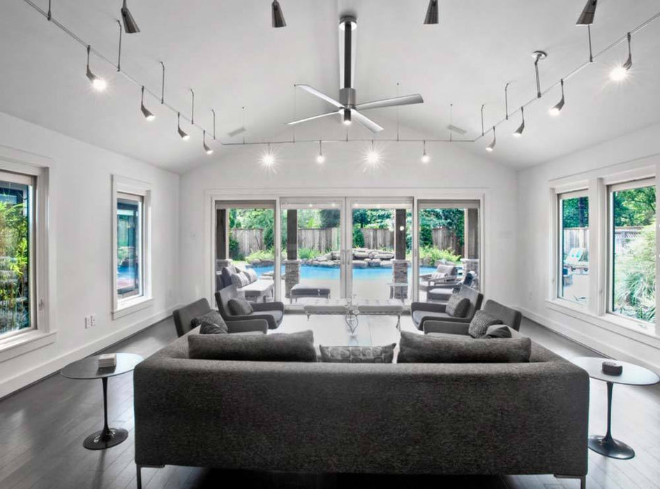 Modern Fan Co. Pensi DC Ceiling Fan - Aluminum/Antracite