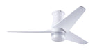 Modern Fan Co. Velo DC Flush Ceiling Fan - Gloss White